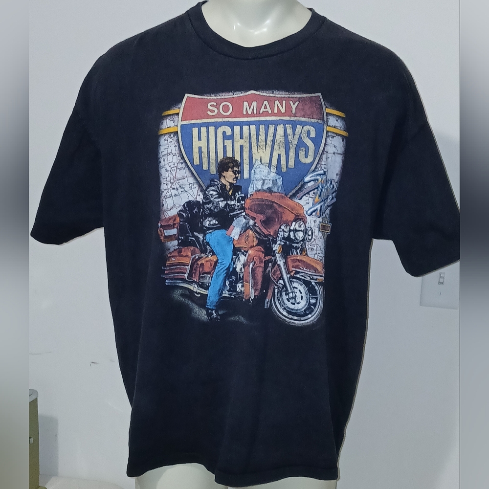 Vintage Harley - Davidson Holoubek Single - Stitch T - Shirt 2XL (1990)